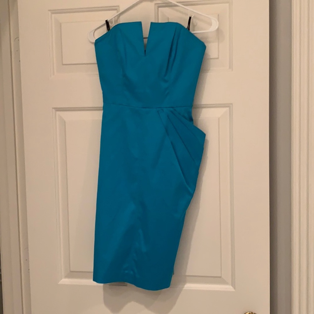 Aqua blue Bebe dress